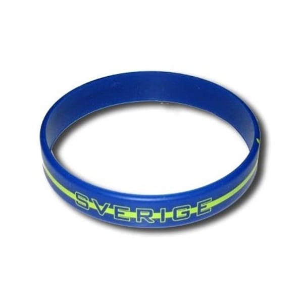 Supportershop Supportershop SWBRA Sweden Silicone Bracelet - Blue - SWBRA