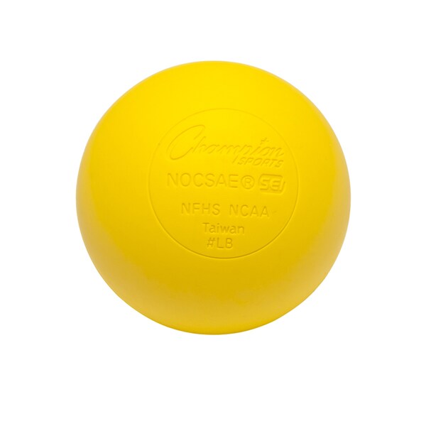 Champion Sports Offical Size Lacrosse Balls, PK12 - LBY