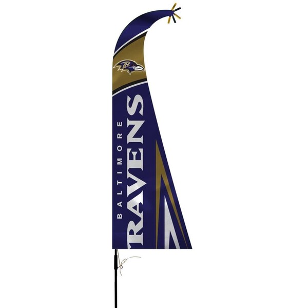 Fremont Die Consumer Products Fremont Die  Baltimore Ravens Flag - Premium Feather Style - 2324592631