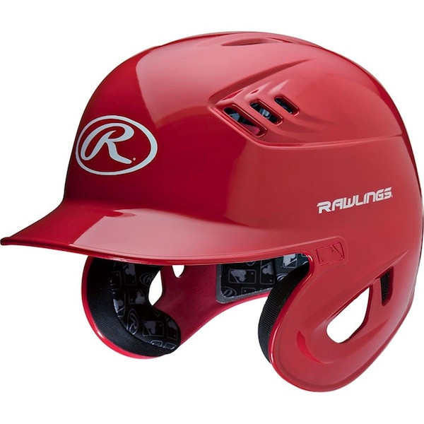 Rawlings Hockey Style Design Catchers Helmet, Scarlet - 1383964