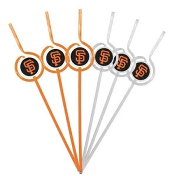 Pangea Brands San Francisco Giants Team Sipper Straws - 1558001920