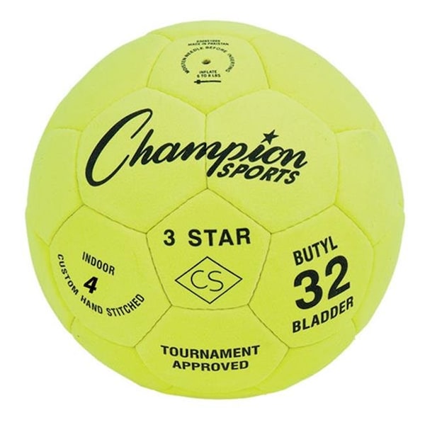 Perfectpitch 3 Star Soccer Ball; Yellow & Black - Size 4 - PE51406