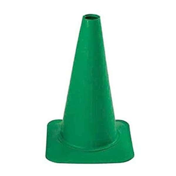 Everrich Industries Everrich EVB-0016-4 12 in. Height Plastic Cones - Green - EVB-0016-4