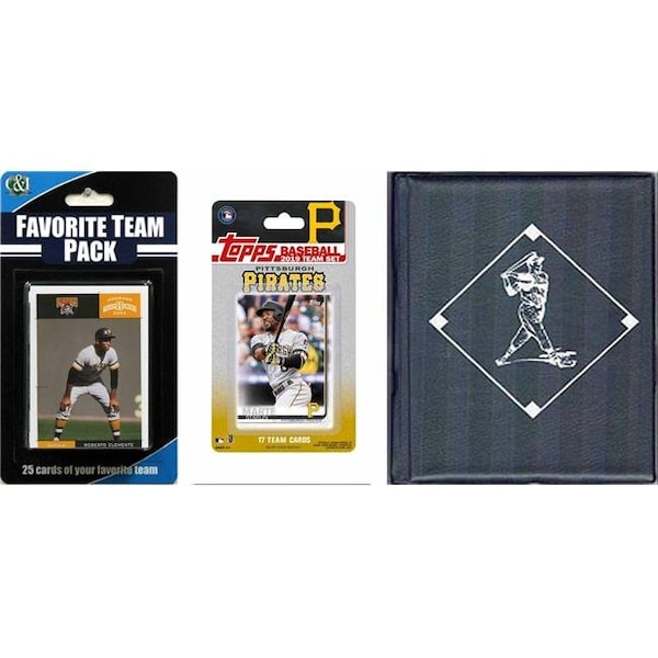 Williams & Son Saw & Supply C&I Collectables 2019PIRATESTSC MLB Pittsburgh Pirates Licensed 2019 Topps Team Set & Favorite Player Trading Cards Plus Storage Album - 2019PIRATESTSC