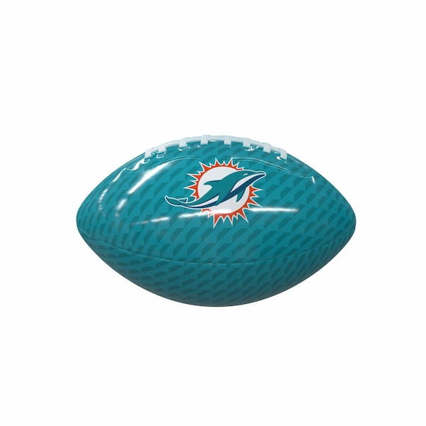 Logo Brands Miami Dolphins Carbon Fiber Mini-Size Glossy Football - 617-93MG-1