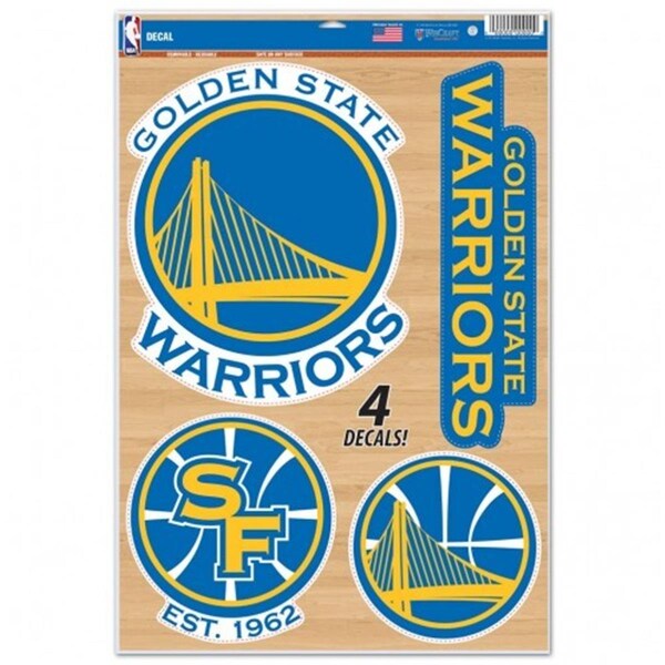 Wincraft Golden State Warriors Decal 11x17 Cut To Logo - 3208587247