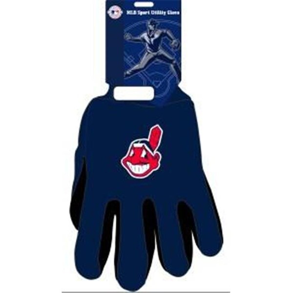 Mcarthur Towels & Sports Cleveland Indians Two Tone Gloves - Adult Size - 9960694066