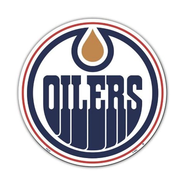 Fremont Die Fremont Die 12 in. Edmonton Oilers Vinyl Magnet - 88723