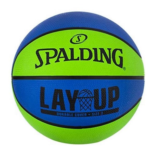 Spalding Sports Div Russell Spalding Sports Div Russell 247389 22 in. Lay-Up Mini Outdoor Basketball; Blue & Green - 247389