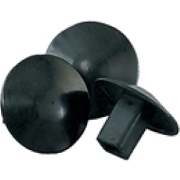 Champion Sports Molded Rubber Ground Anchor Plug, Black Molded - 309