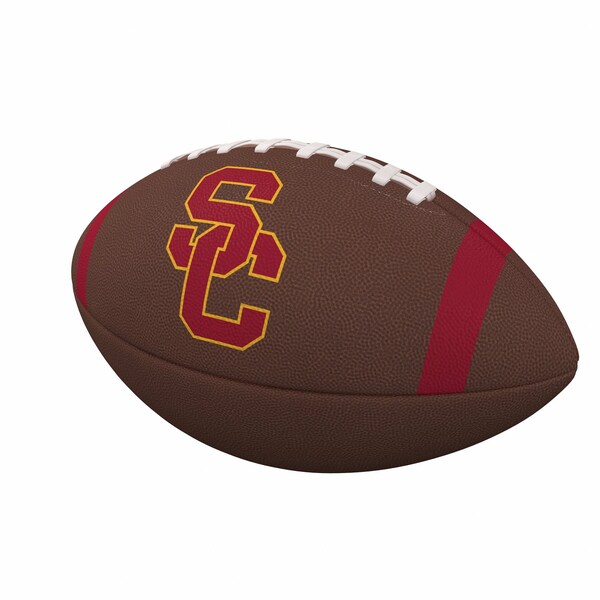 Logo Brands Southern Cal Team Stripe Official-Size Composite Football - 205-93FC-1