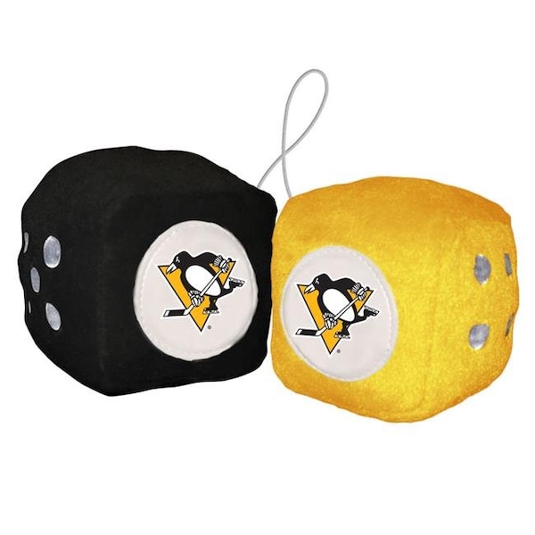Fremont Die Consumer Products Inc Pittsburgh Penguins Fuzzy Dice - 2324588050