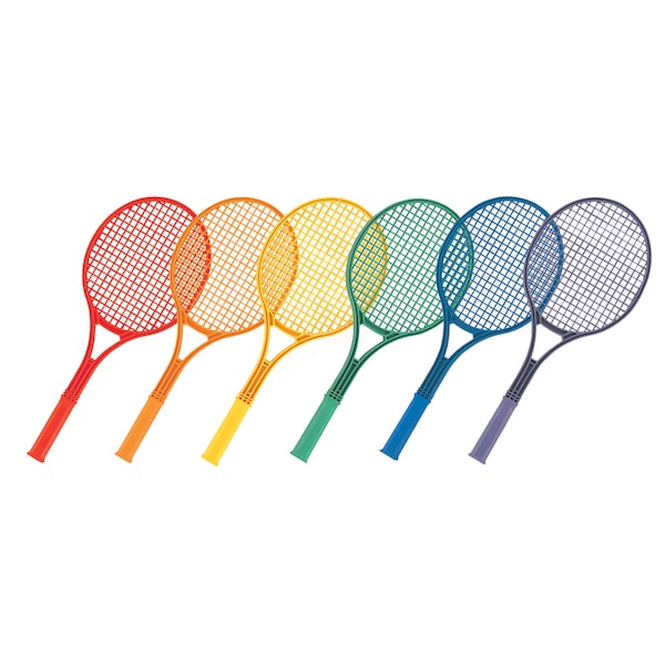 Champion Sports Tennis Racket Set, 6 Assorted Colors - JTRSET