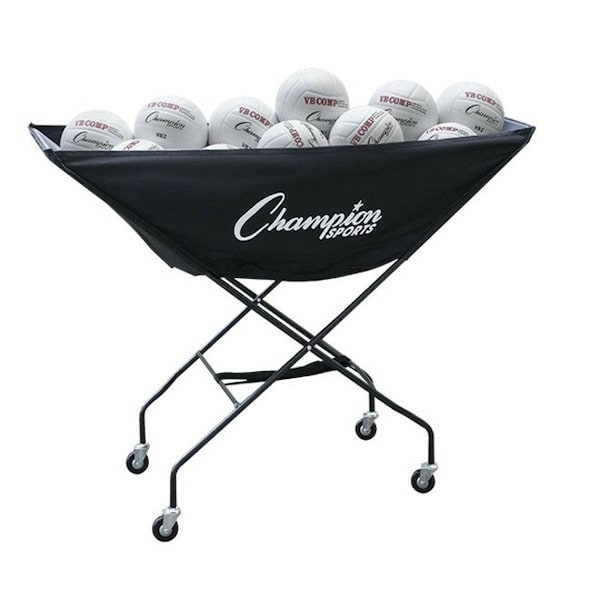 Champion Sports Collapsible VolleyBall, Cart Hds 24 Balls - VCPRO
