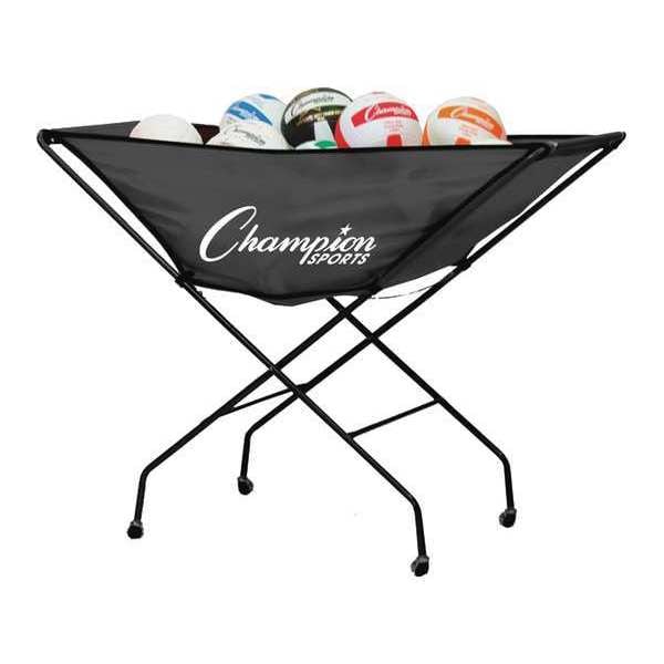 Champion Sports Collapsible VolleyBall, Cart Hds 24 Balls - VCPRO