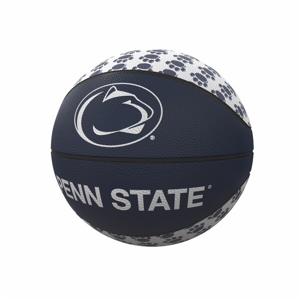 Logo Brands Penn State Repeating Logo Mini-Size Rubber Basketball - 196-91MR-1