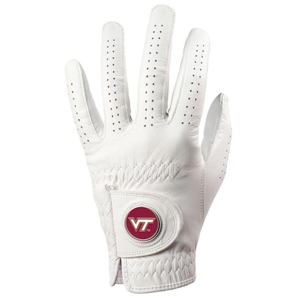 Linkswalker LinksWalker LW-CO3-VTH-GLOVE-S Virginia Tech Hokies-Golf Glove - Small - LW-CO3-VTH-GLOVE-S