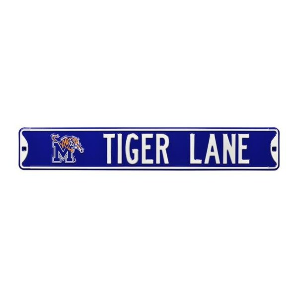 Authentic Street Signs Authentic Street Signs 70315 Tiger Lane Memphis Tigers Logo - 70315