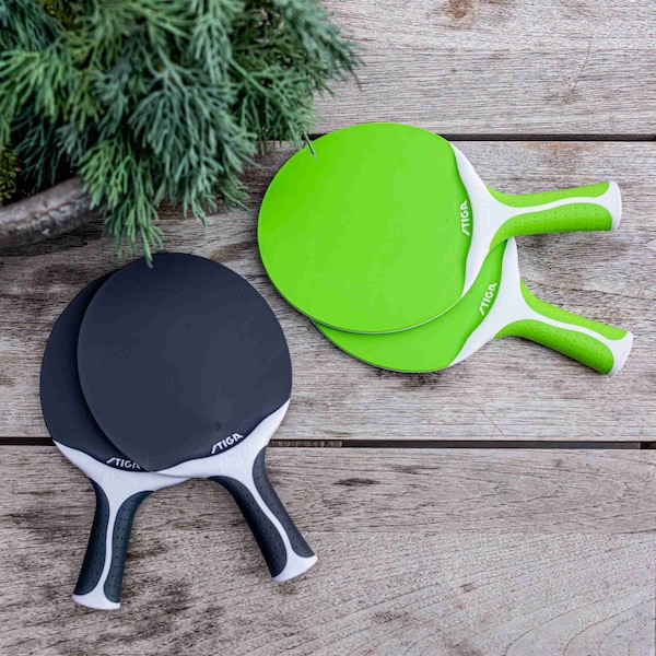 Stiga Flow Outdoor Racket, Green - T1285G-1