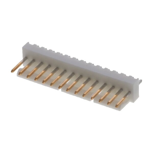 Molex Board Connector, 14 Contact(S), 1 Row(S), Male, Straight, 0.1 Inch Pitch, Solder Terminal,  - 22112142