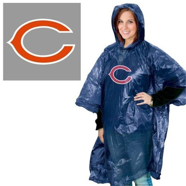 Wincraft Wincraft 9960625194 NFL Chicago Bears Rain Poncho - 9960625194
