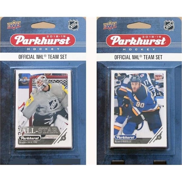 Williams & Son Saw & Supply C&I Collectables 18BLUESTS NHL St. Louis Blues 2018-19 Parkhurst Team Set & an All-star set - 18BLUESTS