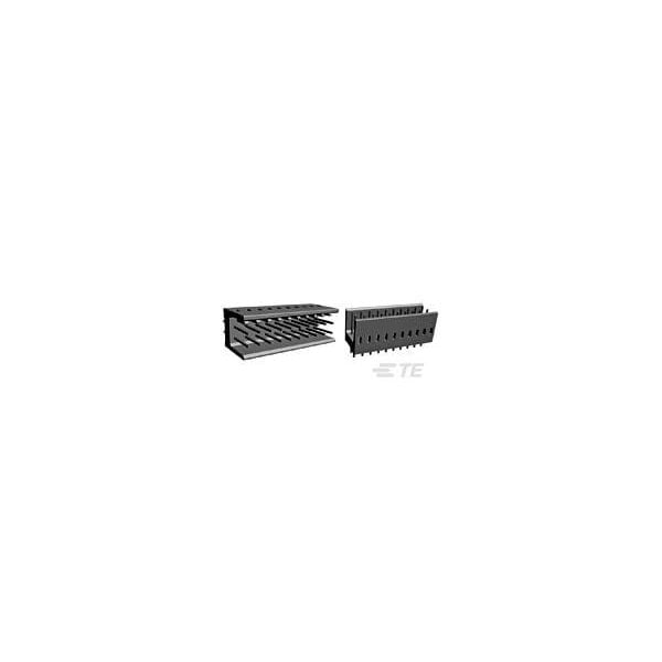 Te Connectivity Board Connector, 10 Contact(S), 2 Row(S), Male, Straight, Solder Terminal, Black Insulator - 826469-5