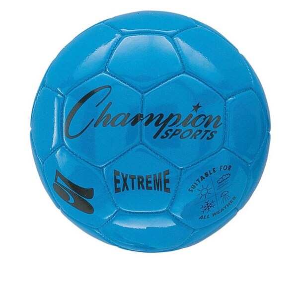 Champion Sports 5 Size Extreme Series Soccer Ball - Blue - CHSEX5BL
