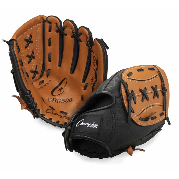 Champion Sports Leather And Vinyl 11" Baseball/Softball Glove - CBG500