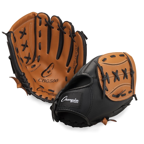 Champion Sports Leather And Vinyl 11" Baseball/Softball Glove - CBG500