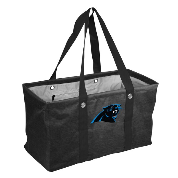 Logo Brands Carolina Panthers Crosshatch Picnic Caddy - 605-765-CR1