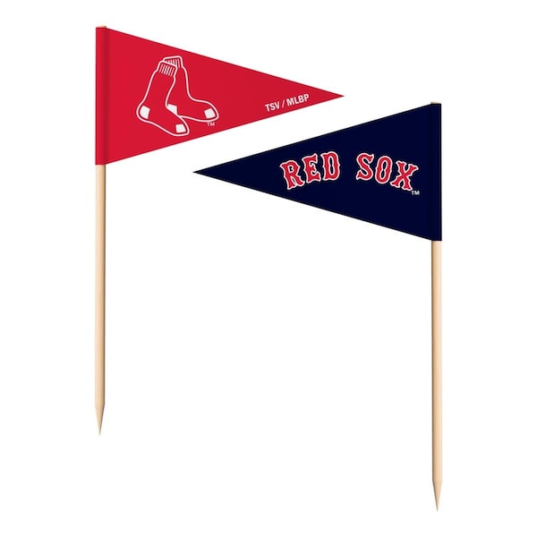 The Sports Vault Boston Red Sox Toothpick Flags - 36PK - 7183138504