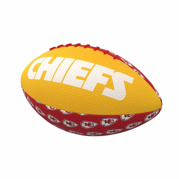 Logo Brands Kansas City Chiefs Mini Size Rubber Footballl - 616-93MR-3