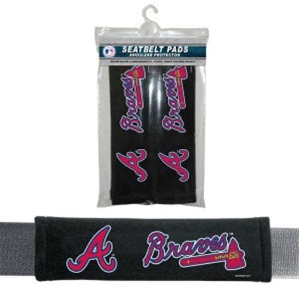 Fremont Die Consumer Products Inc Atlanta Braves Seat Belt Pads Velour - 2324566715