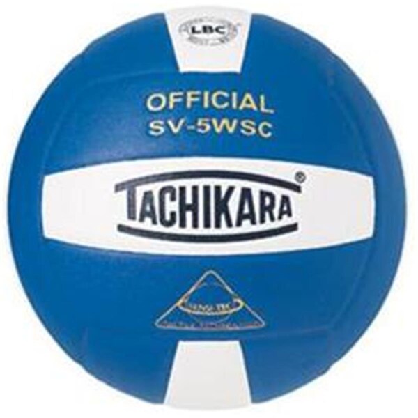 Tachikara Sensi-Tec Composite High Performance Volleyball - Royal-White - TA489610