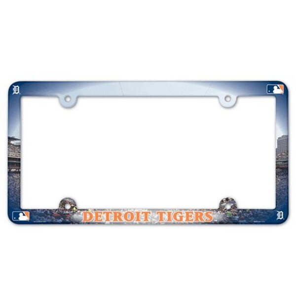 Wincraft Detroit Tigers License Plate Frame Plastic Full Color Style - WI50640