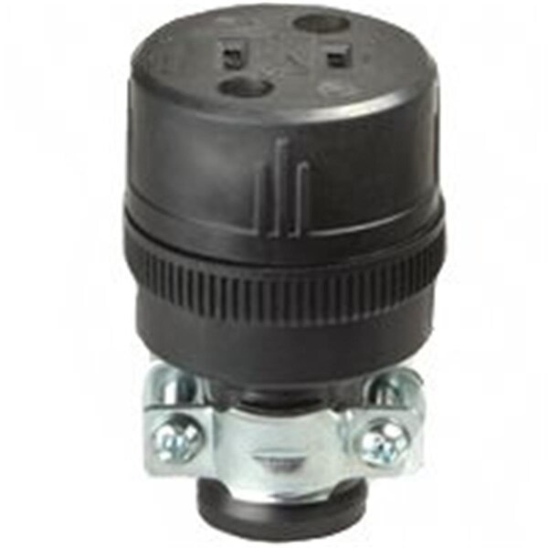 Serverusa 22 Standard Grade Rubber 2 Wire Connector - Black, 224PK - SE431432