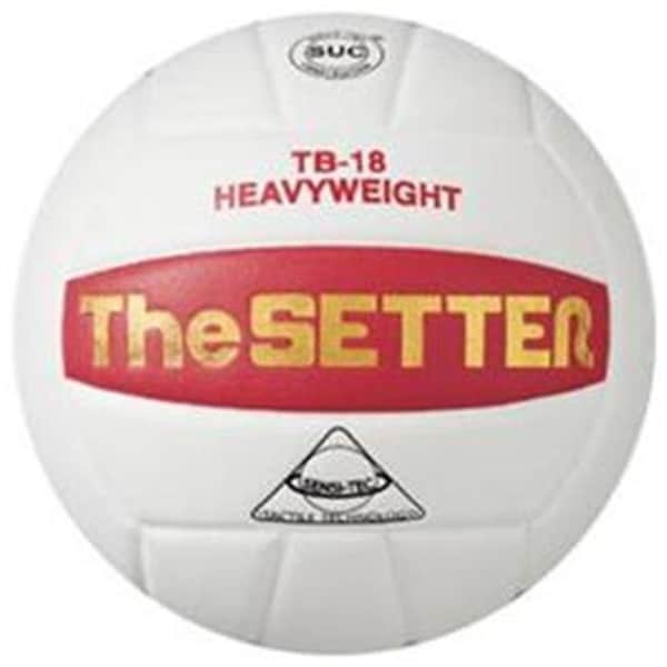 Tachikara Tachikara TB18 Sensi-Tec Setter Ball - White-Scarlet - TB18