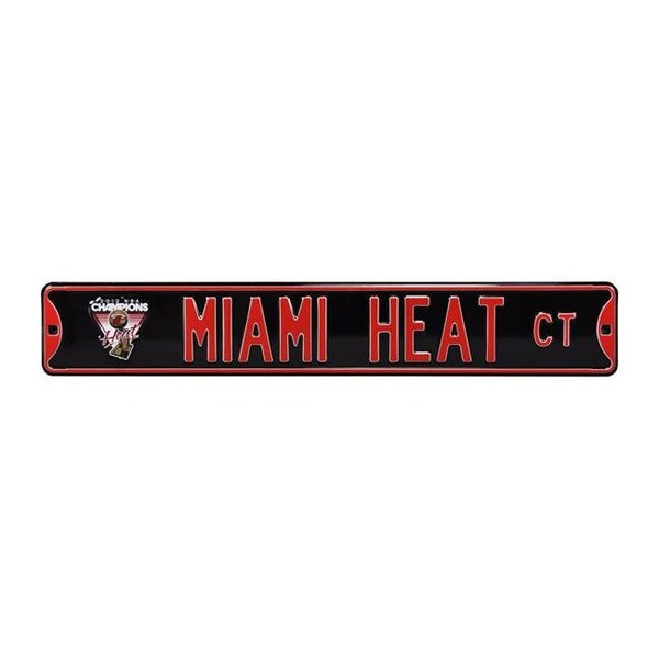 Authentic Street Signs Authentic Street Signs 38076 Miami Heat 2012 Champs Street Sign - 38076