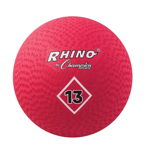 Champion Sports Champion Sports Playground Ball, 13", Red - PG13RD