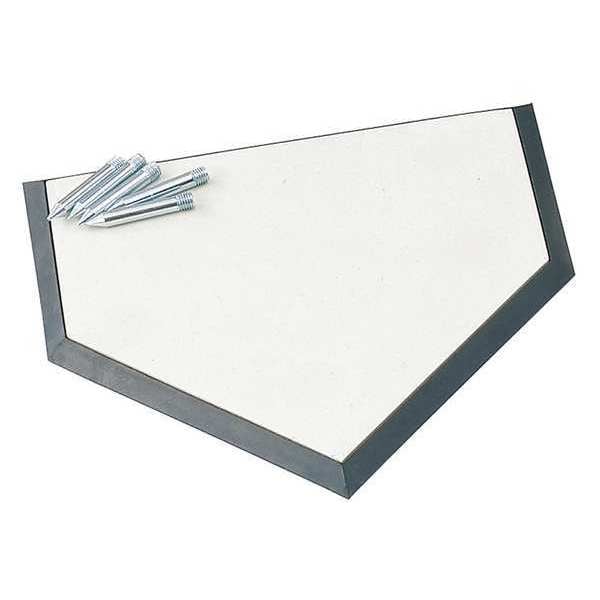 Champion Sports Home Plate, 12 lb., Rubber - 85
