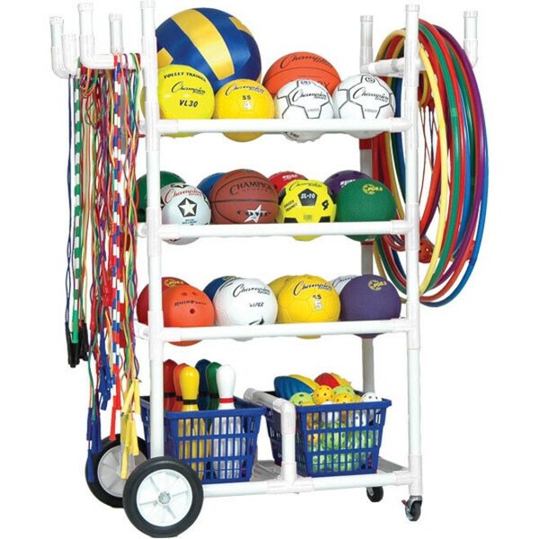 Champion Sports Heavy-Duty Cart, All-Terrain, Indoor Outdoor - TWCART