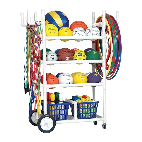 Champion Sports Heavy-Duty Cart, All-Terrain, Indoor Outdoor - TWCART