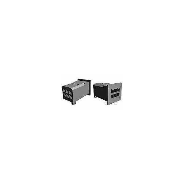 Te Connectivity Combination Line Connector, 6 Contact(S), Female, Crimp Terminal - 2-968291-2