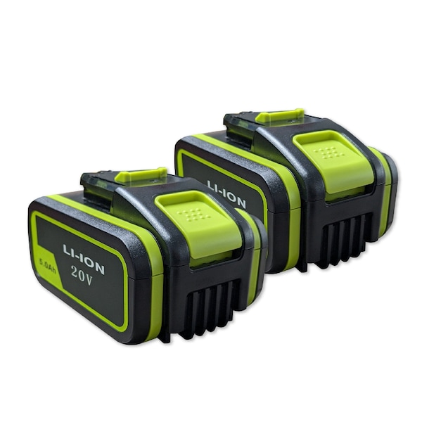 Ip Power 20V 5Ah Li-Ion Rechargeable Drill Pack Battery 2PK - IP-LI-WORX2050-2