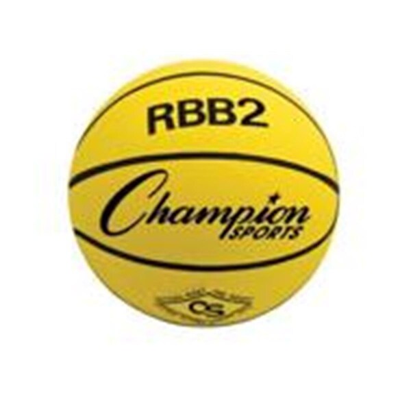 Champion Sports 27.5 in. Junior Size Instituional Rubber Basketball - 493
