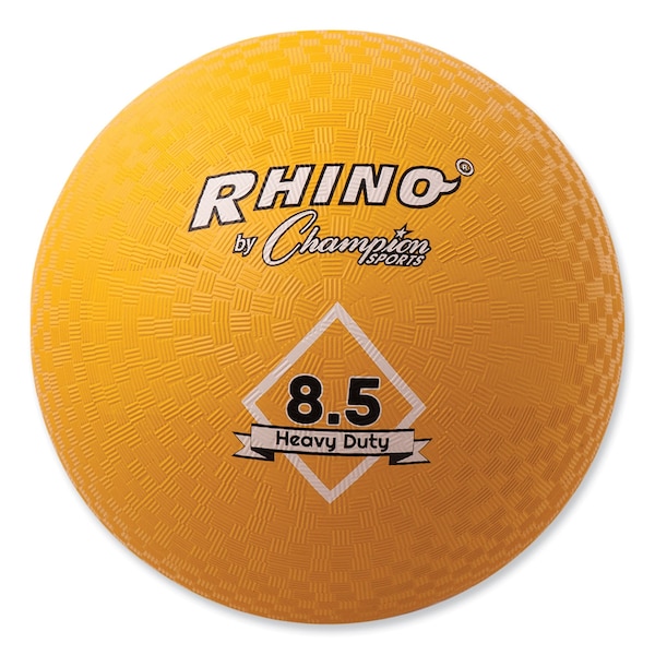 Champion Sports Heavy Duty Playground Ball, 8.5 in. Diameter, Yellow - PG85HD