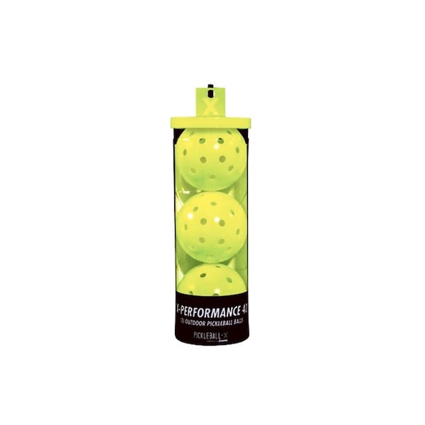 Franklin Sports X-Performance 40 Outdoor Pickleballs - Yellow, 3 Piece - FR571078
