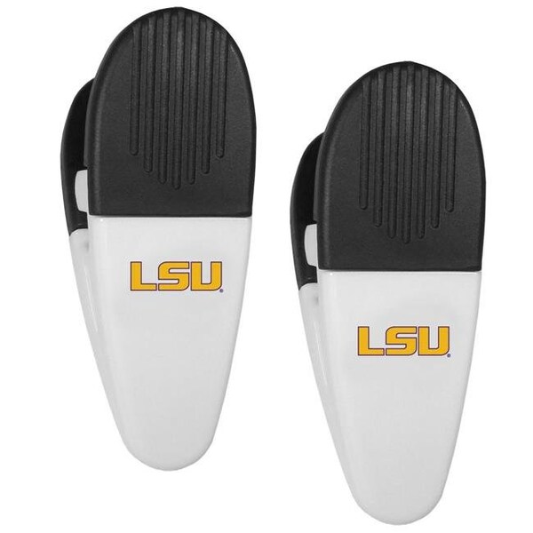 Siskiyousports Siskiyou 5460386151 NCAA LSU Tigers Chip Clips - Pack of 2 - 5460386151