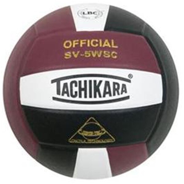 Superjock Sensi-Tec Composite High Performance Volleyball - Cardinal-White-Black - SU3789930
